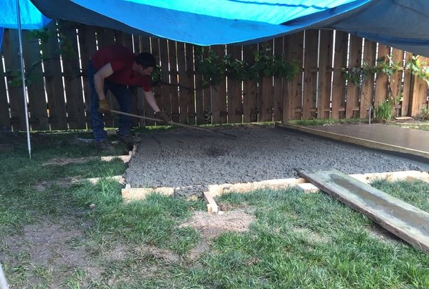 Outdoor gazebo for the garden