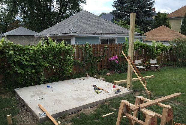 Outdoor gazebo for the garden