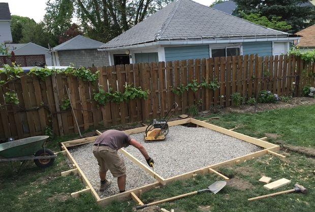 Outdoor gazebo for the garden