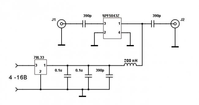 Simple universal antenna amplifier