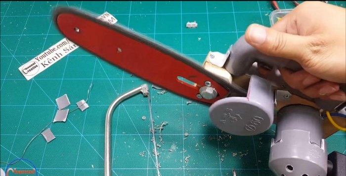 How to make a mobile saw with your own hands