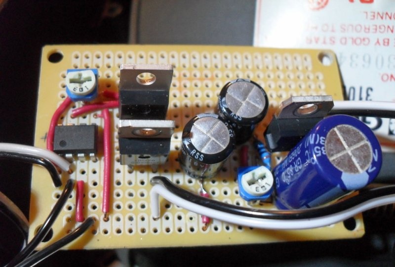 Oscilloscope from an old TV