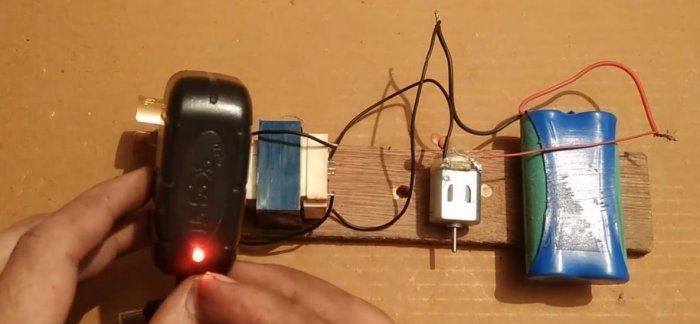 The simplest inverter from a motor