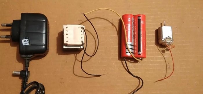 The simplest inverter from a motor