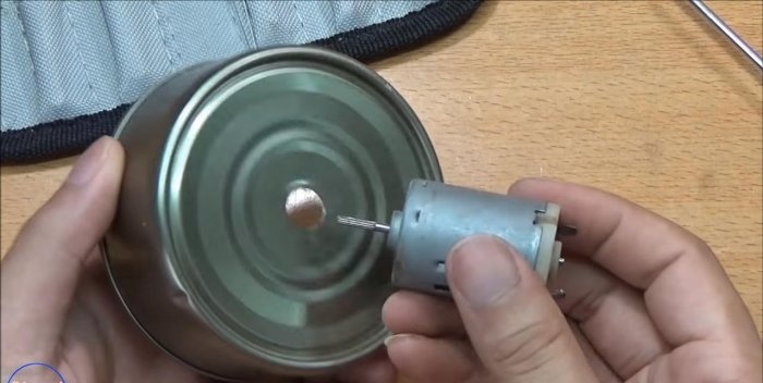 Tin can blower