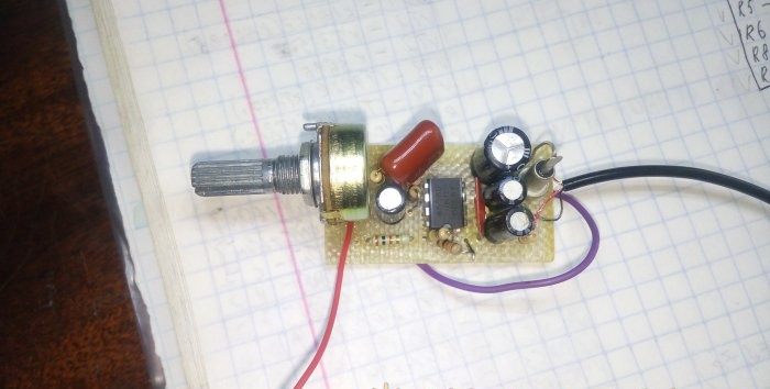 Simple DIY low pass filter