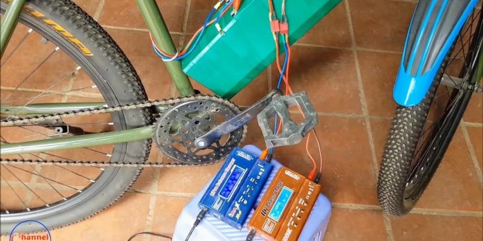 Electric bicycle based on a brushless motor