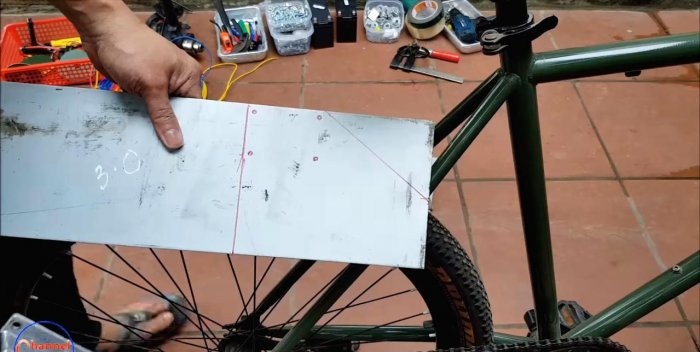 Electric bicycle based on a brushless motor