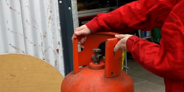 Jet stove from a gas cylinder