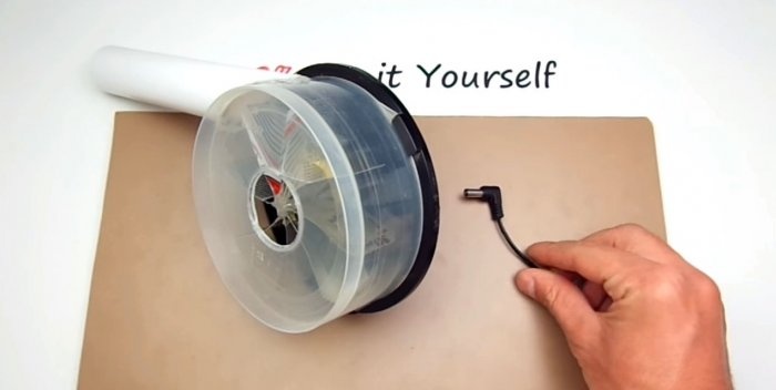 Making a powerful blower with your own hands