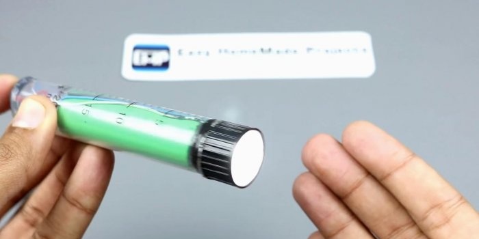 Homemade super bright mini LED flashlight