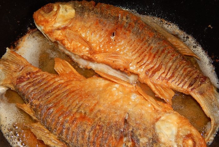 Recipe for crucian carp