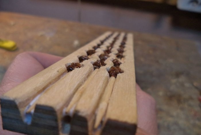 Brush made from plastic bottles