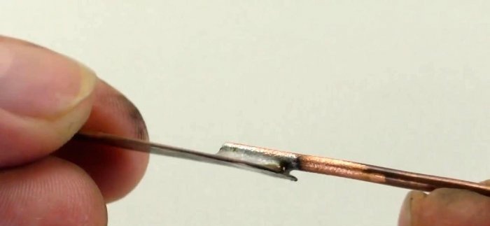 A quick way to solder large diameter conductors