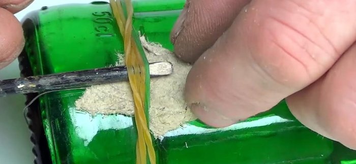 How to cut a bottle in half lengthwise