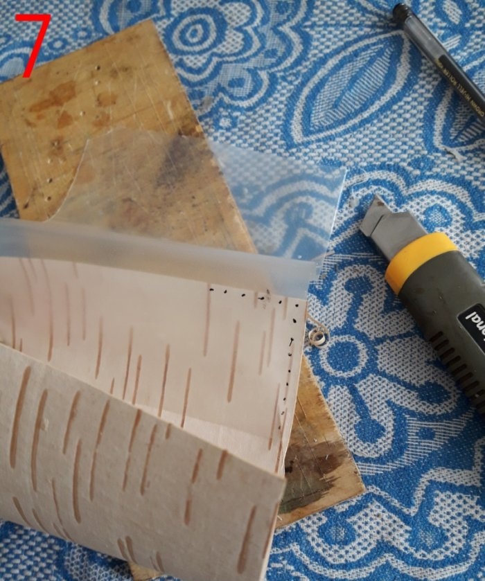 Covers for documents made of birch bark