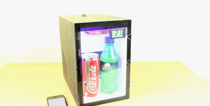 DIY 12V mini refrigerator