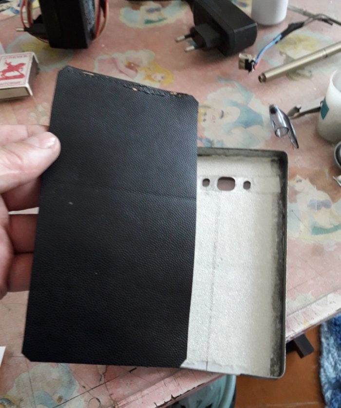 Hard steel phone case