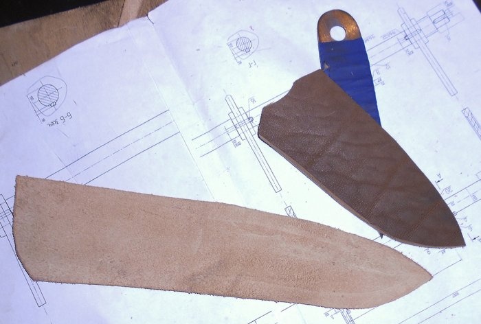 How to sew a knife sheath