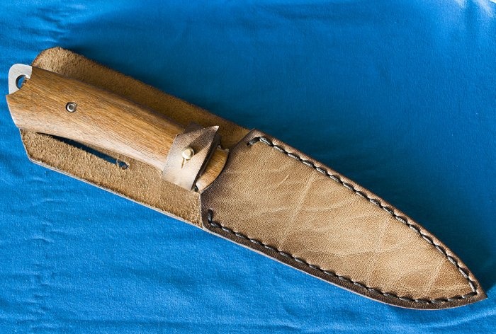 How to sew a knife sheath