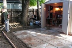 DIY concrete pad