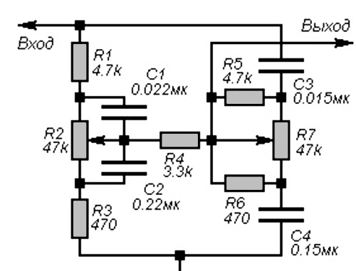 Two-way tone block