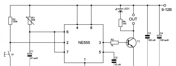 Simple electronic timer