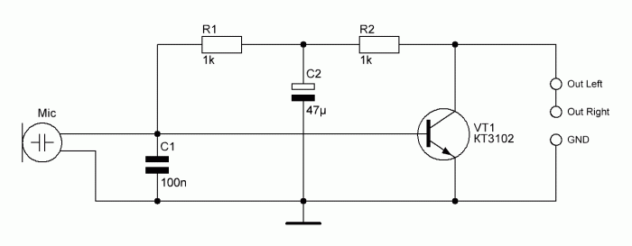 DIY computer microphone