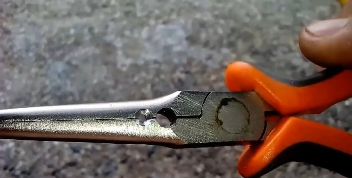 Add stripper to pliers