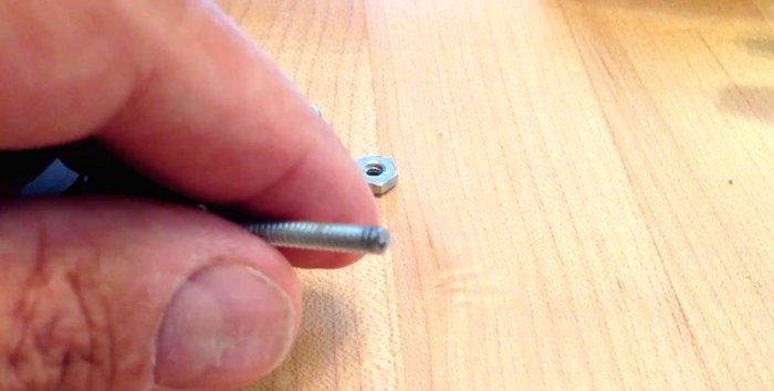 How to properly shorten a bolt