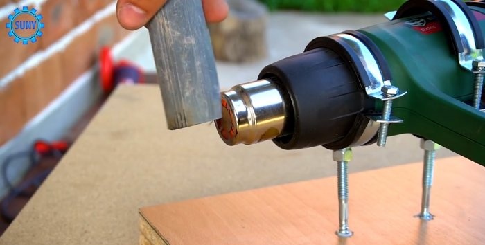 How to easily secure a hand-held power tool