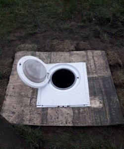 Mini septic tank for a summer residence