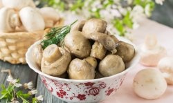 Quick marinated champignons in 1 day