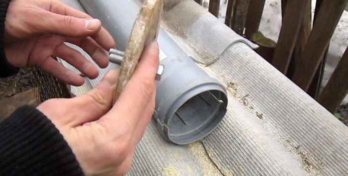 How to make a reinforced concrete post for a blow-out fence with your own hands