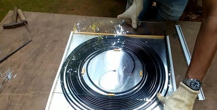 How to make a solar water heater