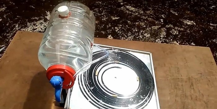 How to make a solar water heater