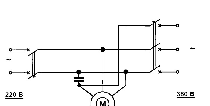 Three-phase voltage from single-phase