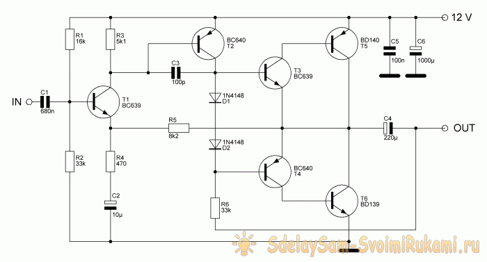 Transistor sound amplifier