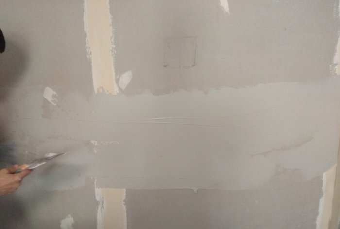 Do-it-yourself installation of drywall to the wall