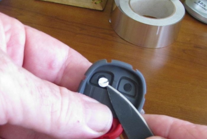 Alarm key fob repair