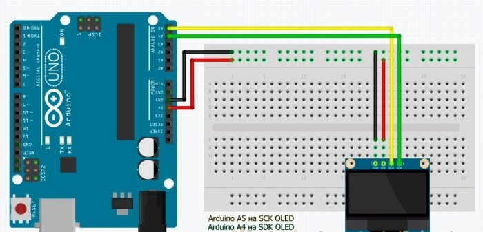 How to connect OLED I2C display to ARDUINO