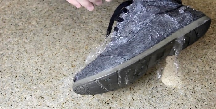 How to make fabric shoes waterproof