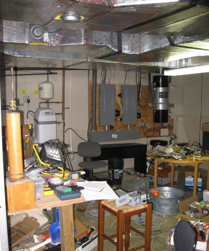 Arrangement of the working area in the workshop