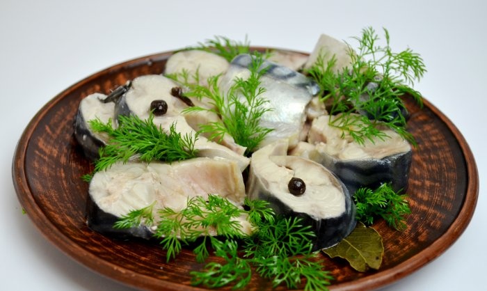 Marinated mackerel