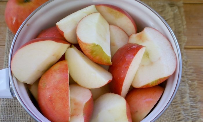 Making apple pastille