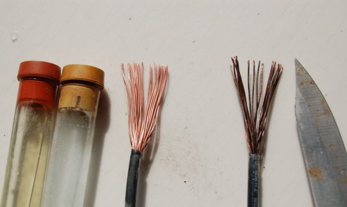 How to quickly clean copper wire from oxide