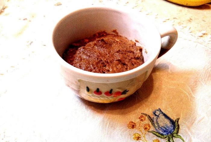 Brownies in 5 minutes in the microwave