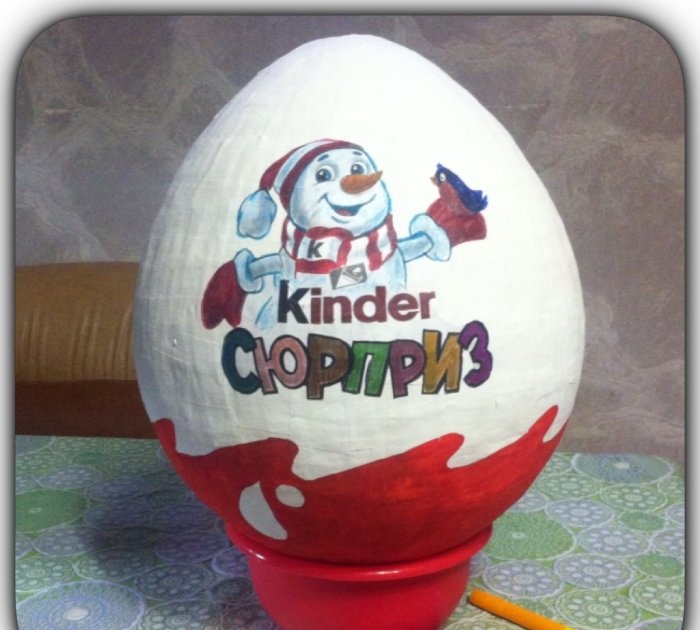 How to make a big Kinder surprise