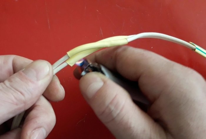 Twisting of wires without soldering that cannot be broken