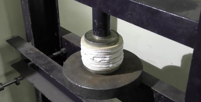 Grinder from a washing machine engine